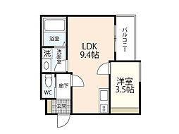 間取図画像 1LDK