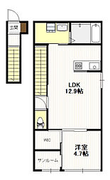 間取図画像 1LDK