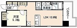 ルーベル楠木 1LDKの間取図画像