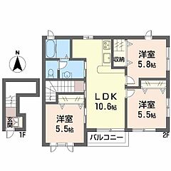 物件の間取り