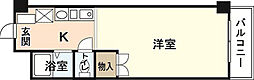 大手町森野ビル 1Kの間取図画像