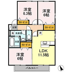 物件の間取り