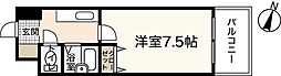 セレッソ竹原 1DKの間取図画像
