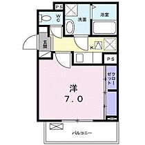 LACRAS  ｜ 広島県大竹市西栄3丁目（賃貸アパート1K・1階・26.58㎡） その2