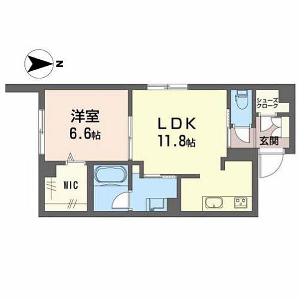 広島県広島市中区住吉町(賃貸マンション1LDK・1階・47.04㎡)の写真 その2