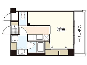 広島県広島市中区加古町（賃貸マンション1K・9階・27.11㎡） その2