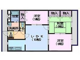 第2瀬田ハイツI号館 302 ｜ 広島県廿日市市宮内（賃貸マンション3LDK・3階・65.28㎡） その2