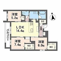 広島県広島市中区白島中町（賃貸マンション3LDK・2階・80.84㎡） その2