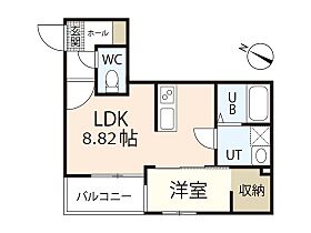 広島県広島市西区古江新町（賃貸アパート1LDK・2階・29.82㎡） その2