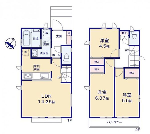 間取りを拡大表示