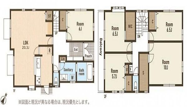 間取りを拡大表示