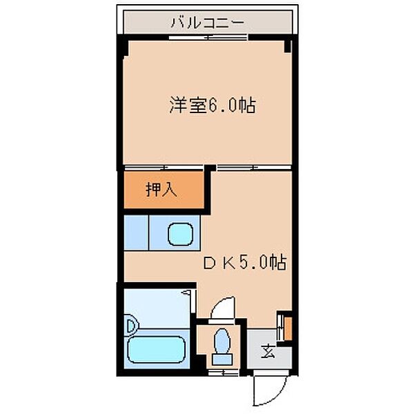 田代ハイツ ｜大阪府寝屋川市石津南町(賃貸マンション1DK・3階・23.00㎡)の写真 その2