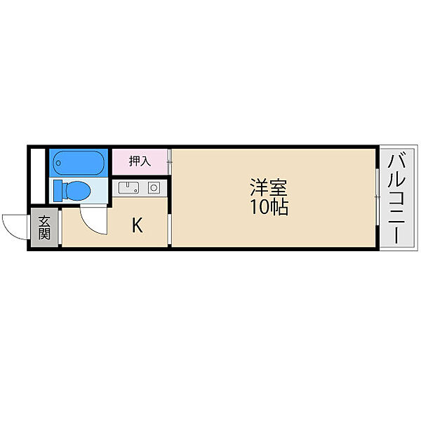 まるきマンション東大利 ｜大阪府寝屋川市東大利町(賃貸マンション1K・1階・21.00㎡)の写真 その2