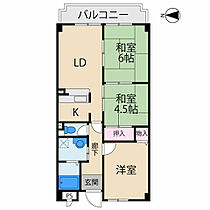 コーポ小林  ｜ 大阪府門真市東江端町3-12（賃貸マンション3LDK・4階・59.50㎡） その2