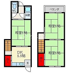🉐敷金礼金0円！🉐錦町貸家13-10