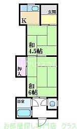 坂本文化 2Kの間取図画像