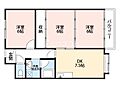 マンションウエストプラザ3階6.5万円