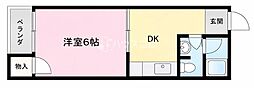 ハイツタカハシ 1DKの間取図画像