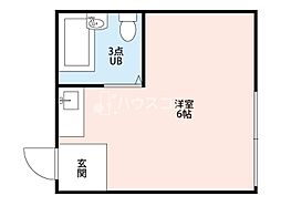 サンモリッツ ワンルームの間取図画像