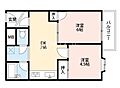マンションウエストプラザ3階6.5万円