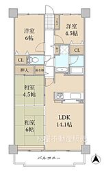 パストラルハイム豊橋弐番館 4LDKの間取図画像