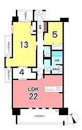 シティライフ豊橋前田町 2LDKの間取図画像