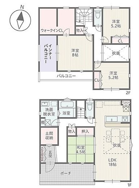 間取りを拡大表示