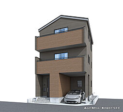 物件画像 東南角地 志木市柏町 ガレージ付新築戸建