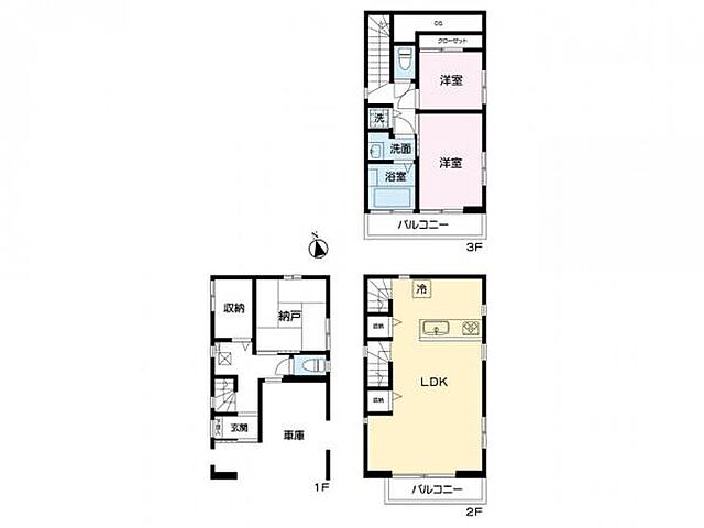 間取り 新宿区大久保2丁目