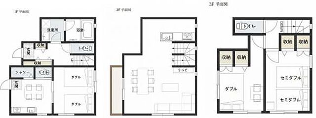 間取り 新宿区北新宿3丁目
