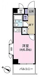 ライオンズマンション川口第10 ワンルームの間取図画像