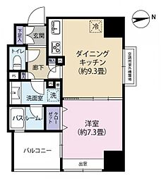 アルシオン浅草国際通り 1LDKの間取図画像