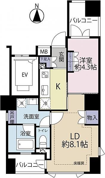 間取りを拡大表示