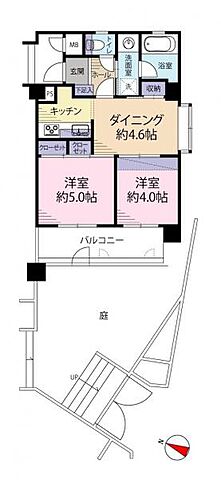 間取り エクセルシオール高田馬場 1階/-