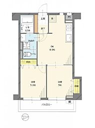 間取図画像 2DK