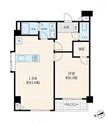 オーシャンプラザ 1LDKの間取図画像