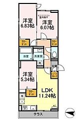 物件の間取り