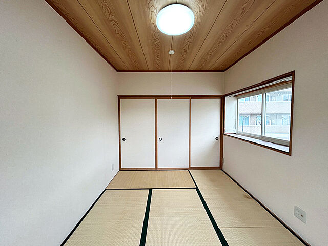 和室6帖。異なる場合は現況を優先します。