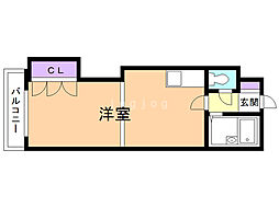 グランドハイツ当別 ワンルームの間取図画像
