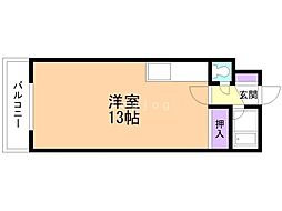 ホワイトパレス ワンルームの間取図画像