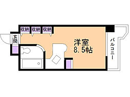 ラ・パルフェ・ド・札幌 ワンルームの間取図画像