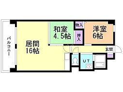 KowaN35 2LDKの間取図画像