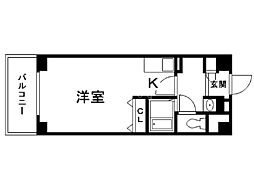 サテラ北34条 1Kの間取図画像