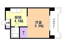 間取図画像 1DK