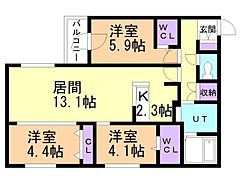 物件の間取り