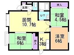 間取図画像 3LDK