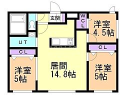 札幌市営南北線 北18条駅 徒歩9分
