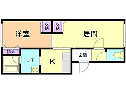 間取図画像 1LDK