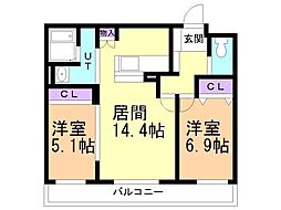 JR学園都市線 八軒駅 徒歩10分