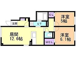 JR学園都市線 新琴似駅 徒歩25分